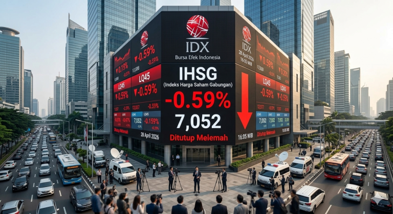 IHSG ambruk 1%