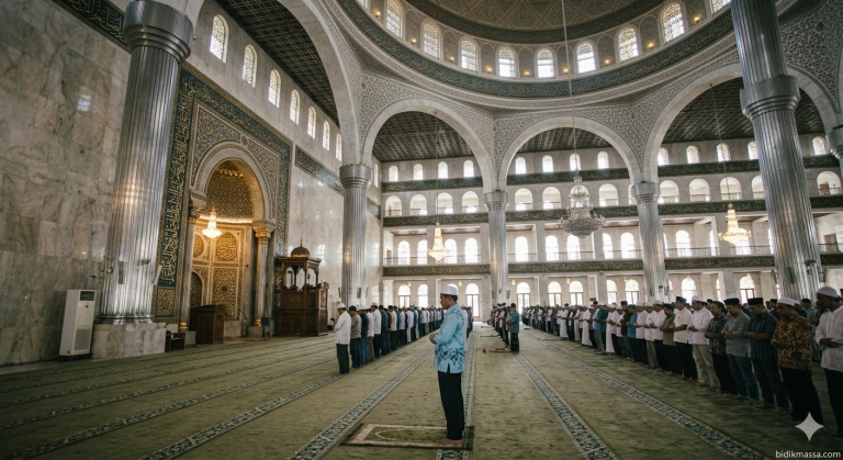 Sholat di Istiqlal