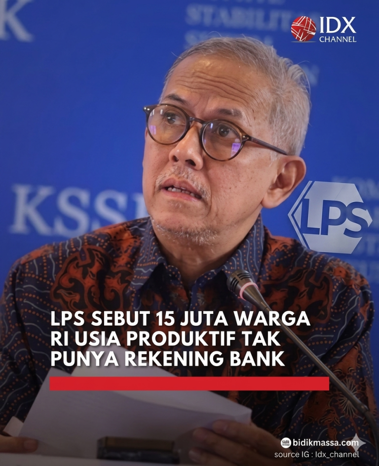 LPS ttg 15 juta warga blm punya rekening