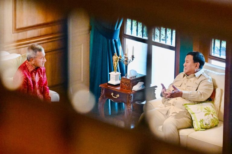 Menlu Singapura ketemu Prabowo di Hambalang